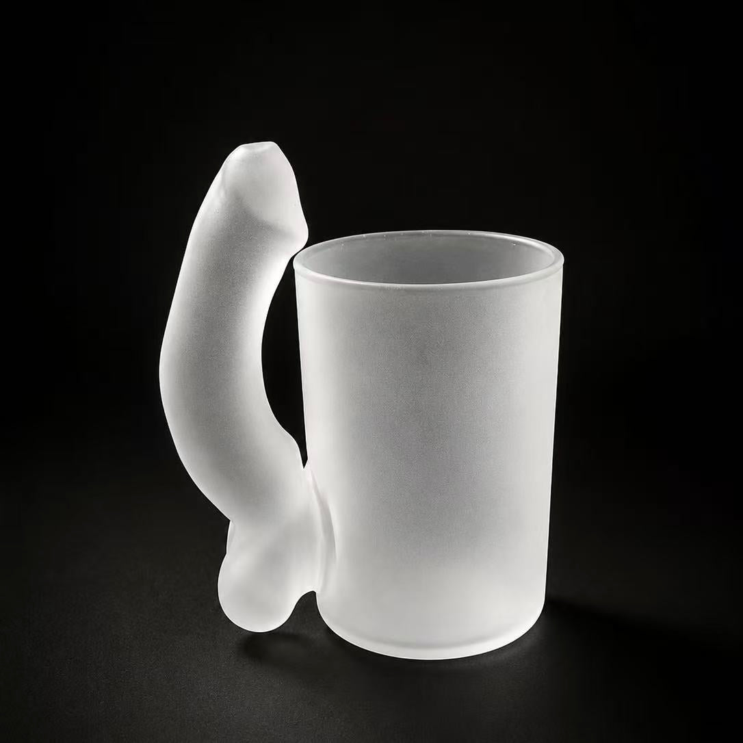 [Most Popular] Glass D Mug - Frosted